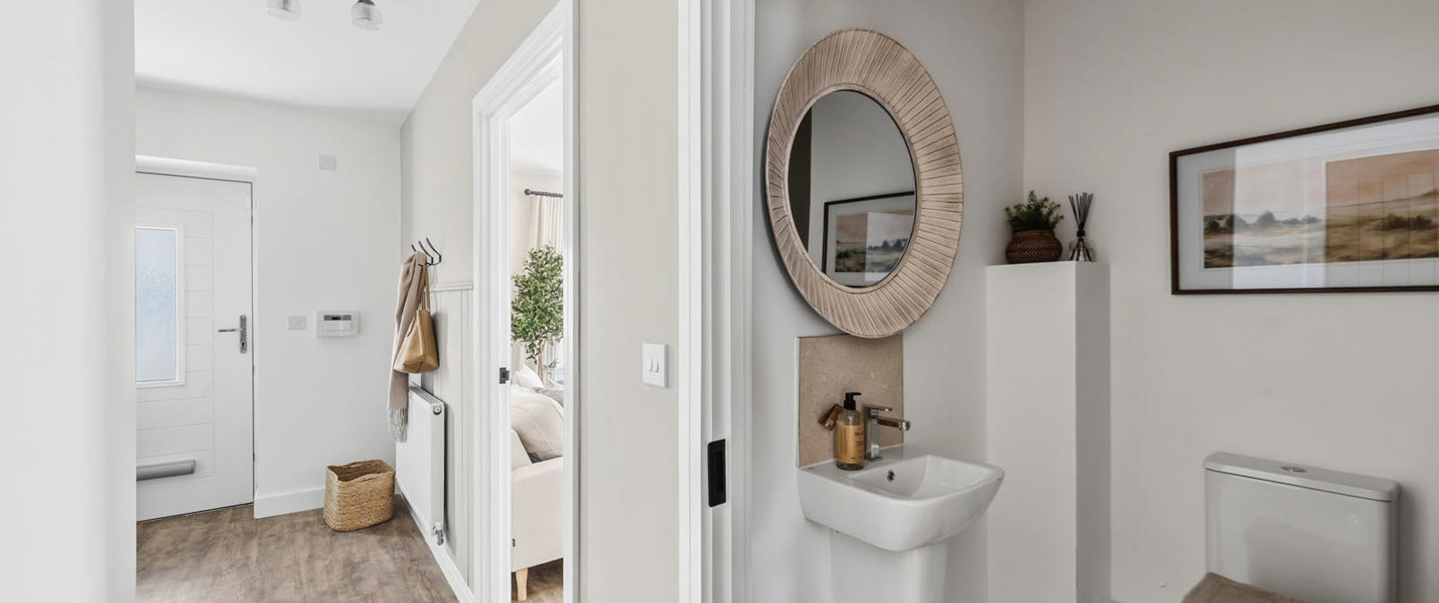 Entrance and downstairs WC