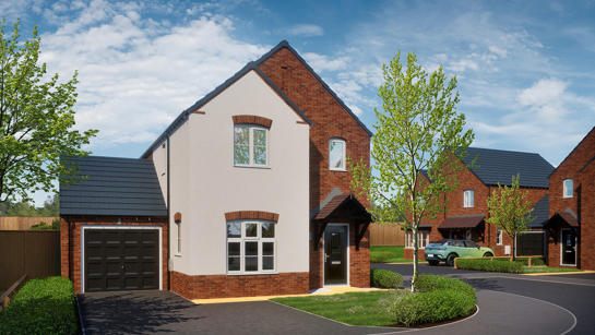 Chestnut three bedroom detached house