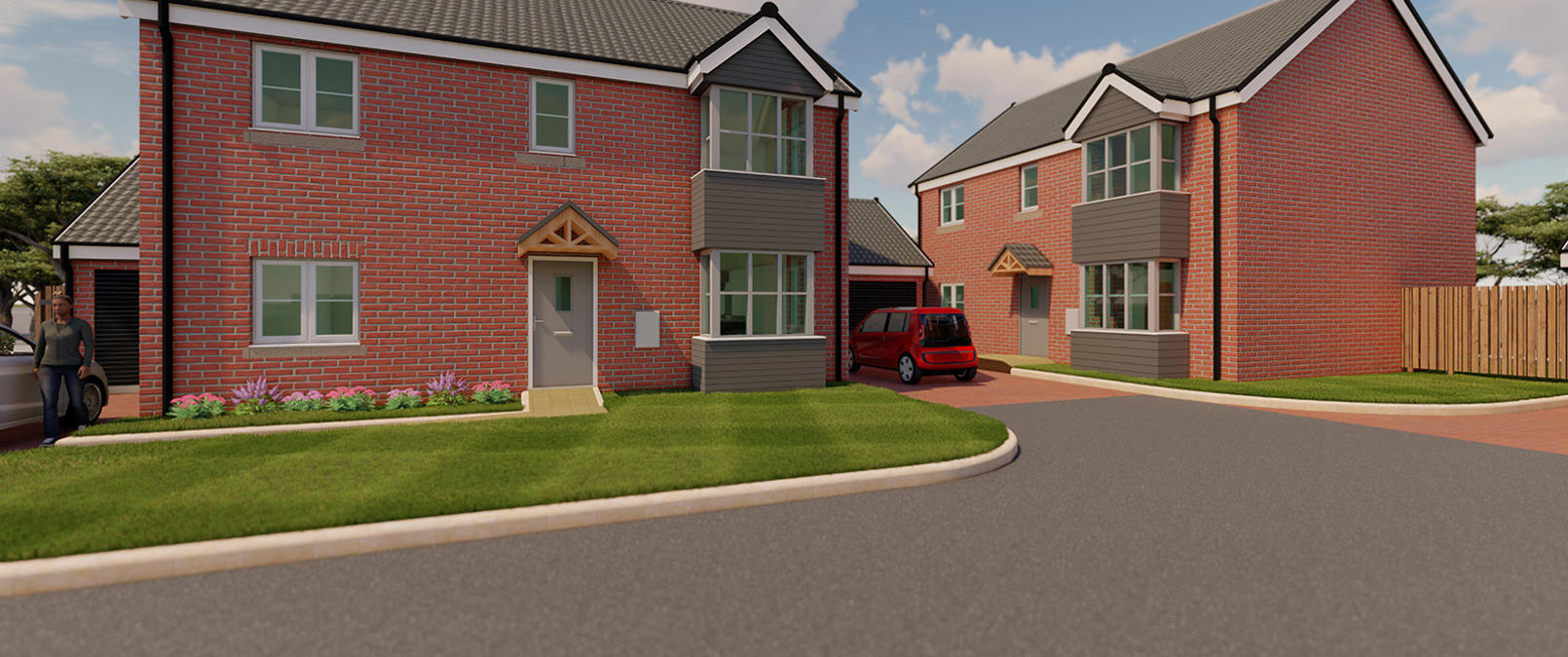 Harlaxton Four Bed Homes