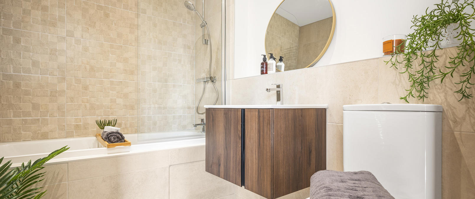 Show home bathroom