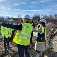 Site tour of Old Dalby