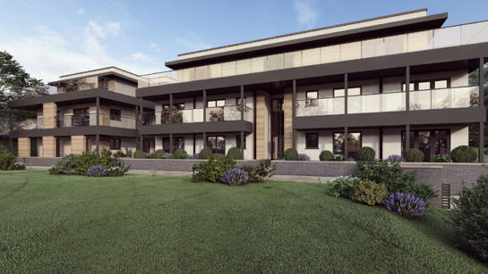 CGI of Baxter Green apartments